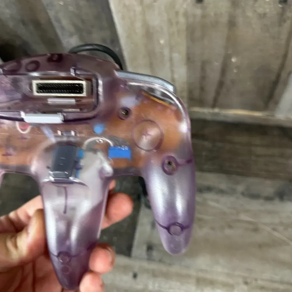 Nintendo 64 Atomic Purple Controller N64 Official‎ OEM Original Tested